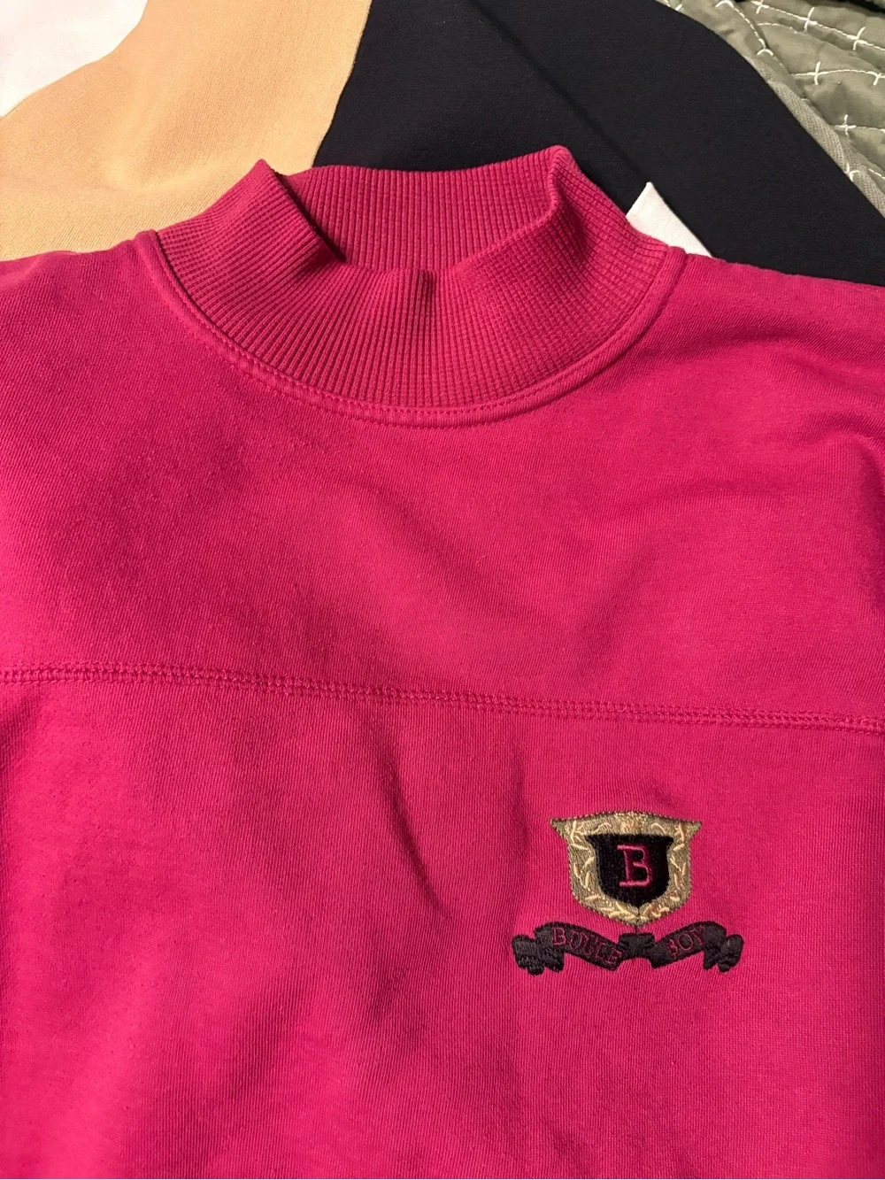 Vintage Bugle Boy Mock neck Pullover Sweater Size L